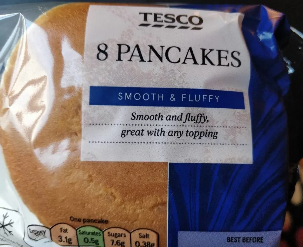 8 Pancakes Smooth & Fluffy