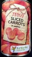 sliced carrots in water