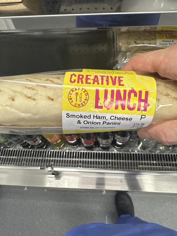 Smoked Ham, Cheese & Onion Panini