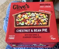 Chestnut and bean pie