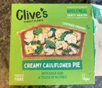 Creamy cauliflower pie