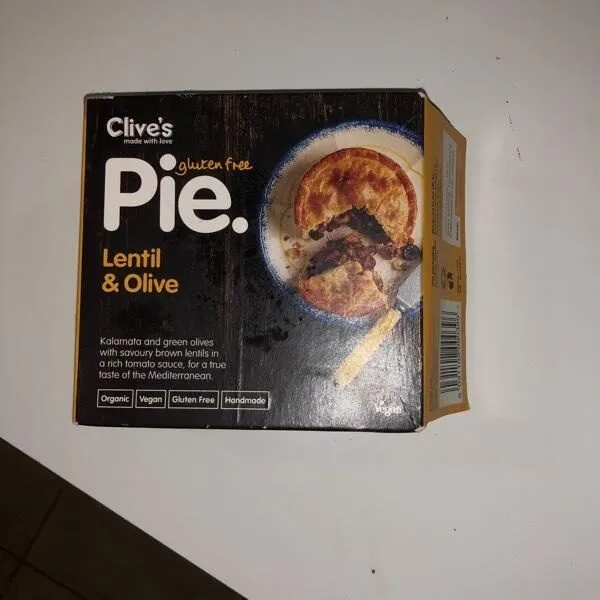 Pie. Lentil& Olive
