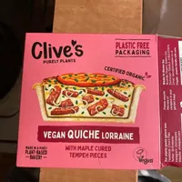 Vegan quiche Lorraine
