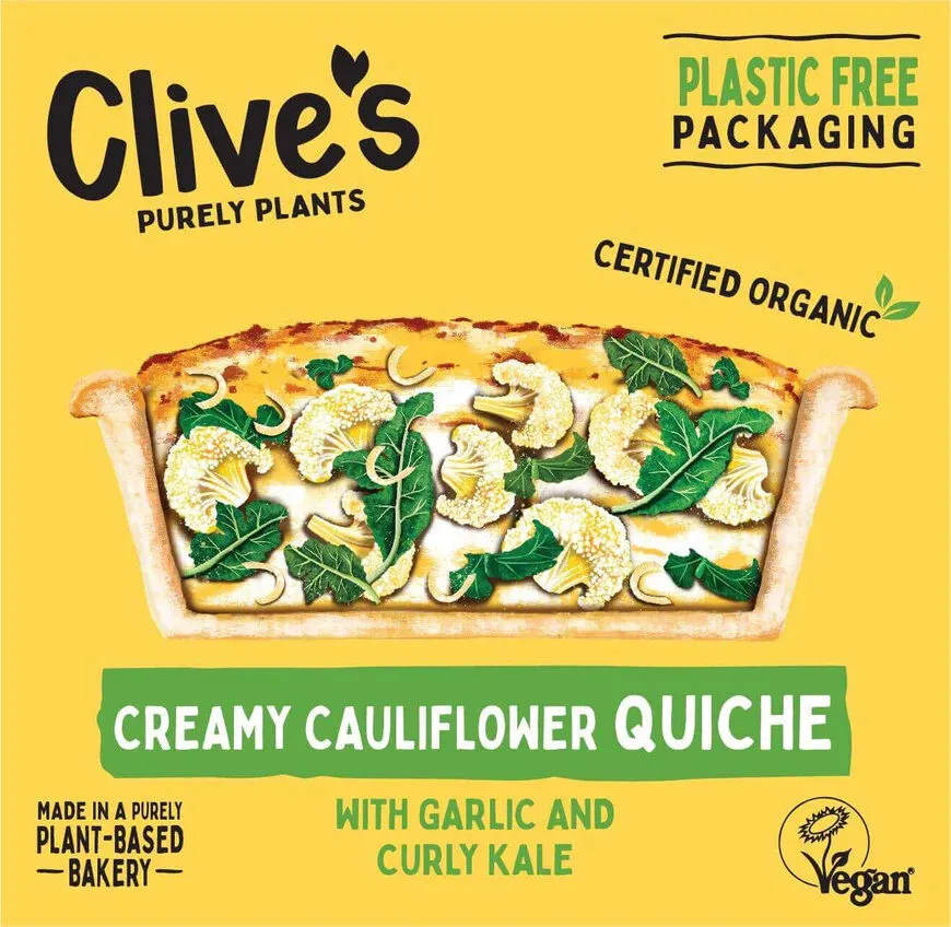 Creamy Cauliflower Quiche