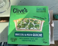 Broccoli and pesto quiche