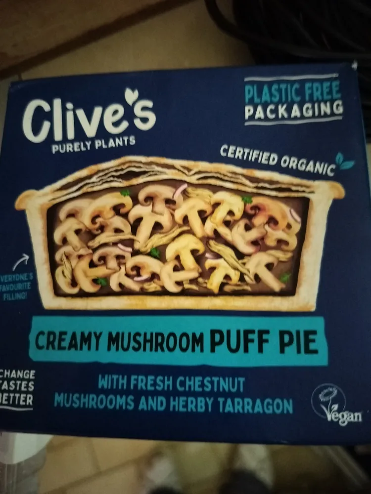Creamy Mushroom Puff Pie