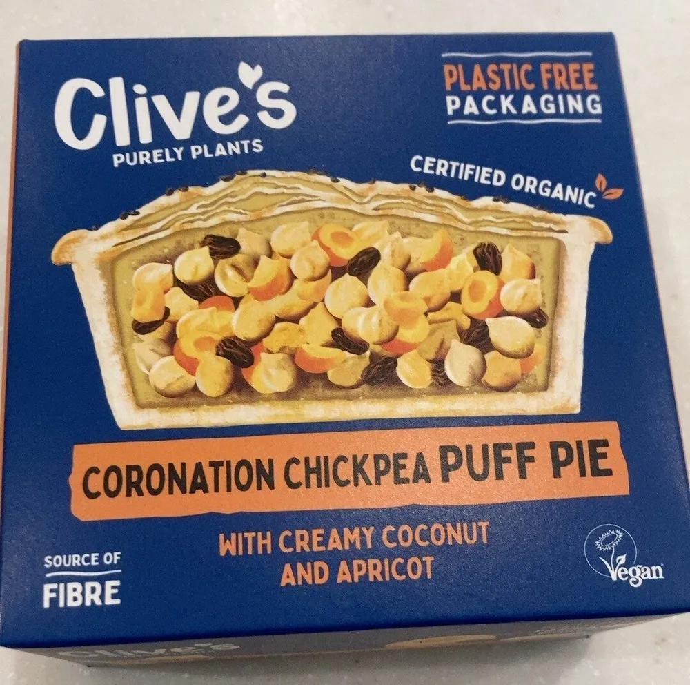 Coronation chickpea puff pie