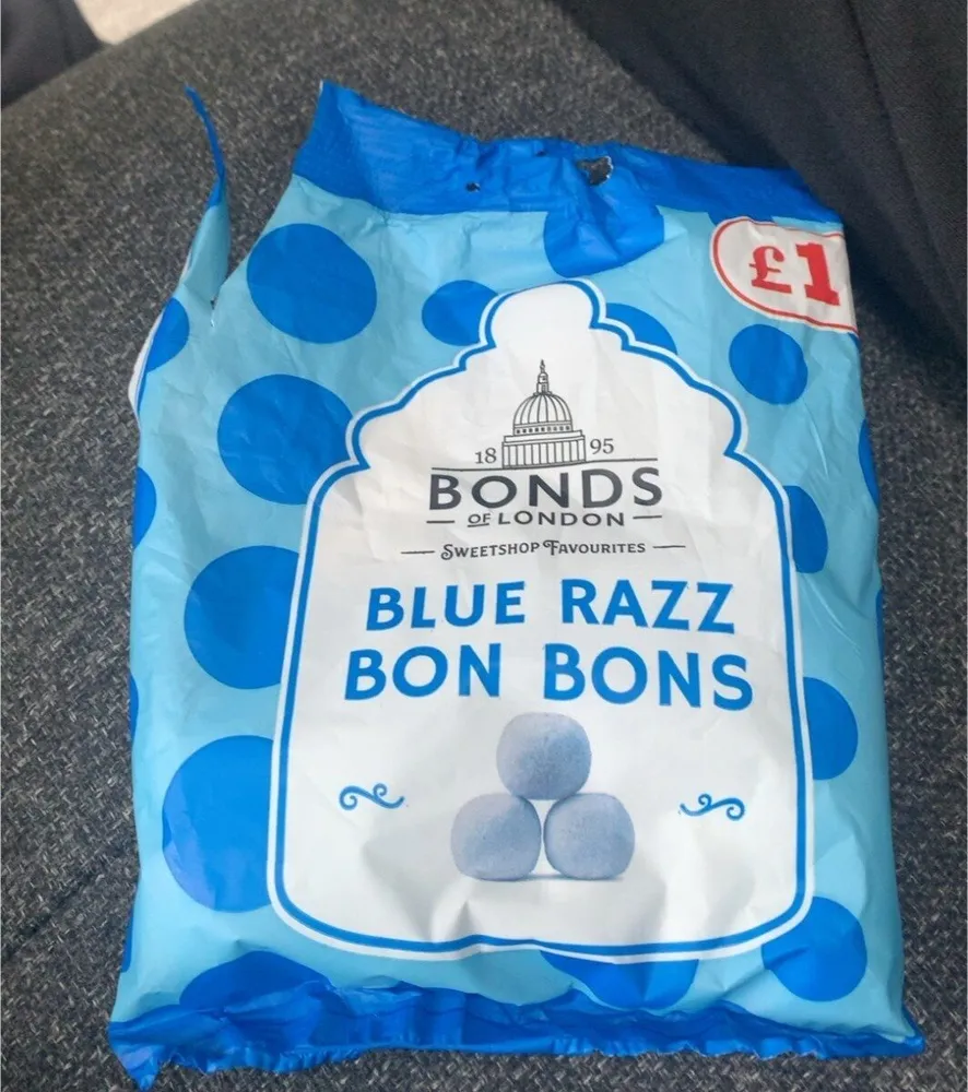 Blue razz bon bons
