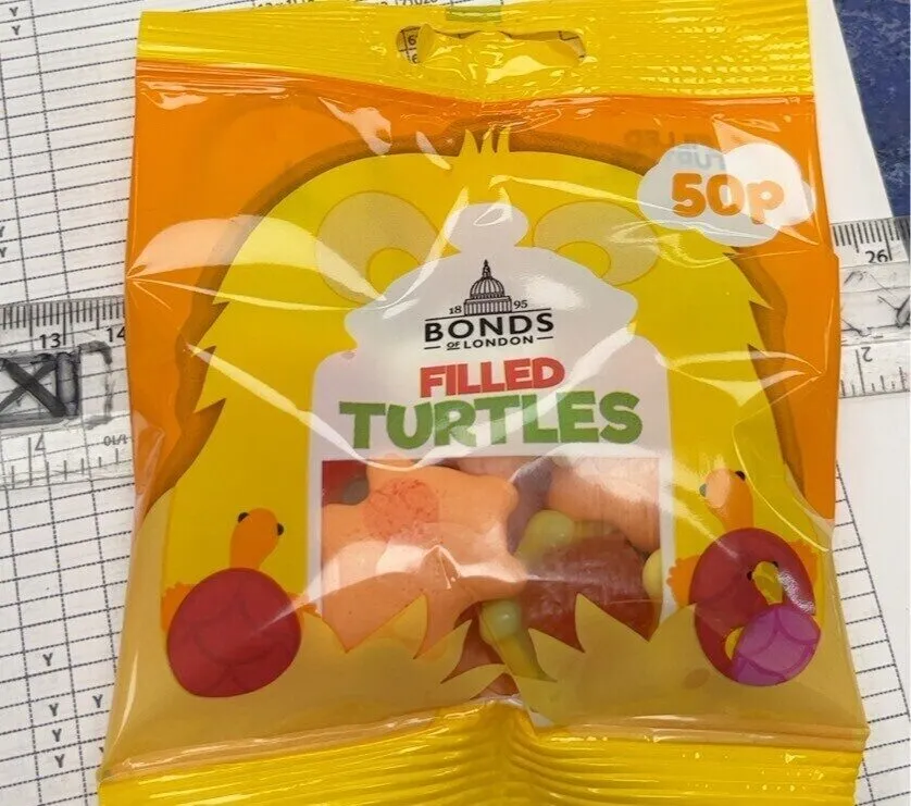 Filled turtles