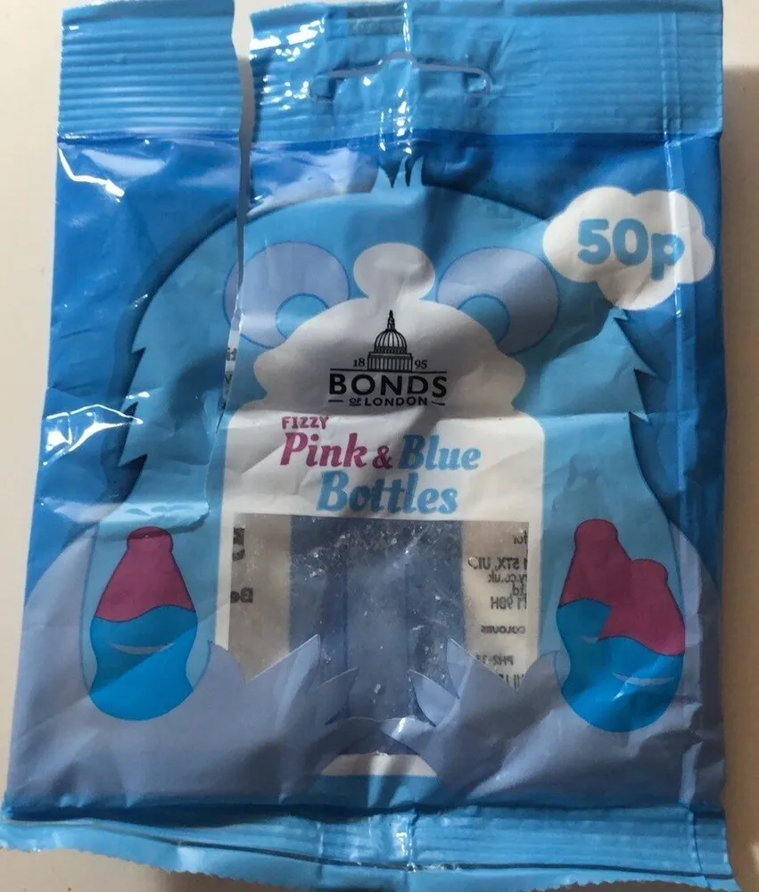 Fizzy Pink & Blue Bottles
