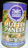 Green peas & cottage cheese in a tomato gravy