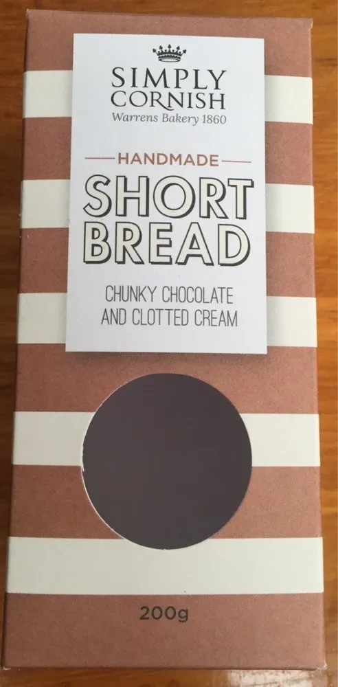 Shortbread Chunky Chocolate and Clotted Cream
