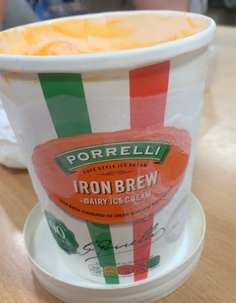 Iron Brew Dairy ice cream