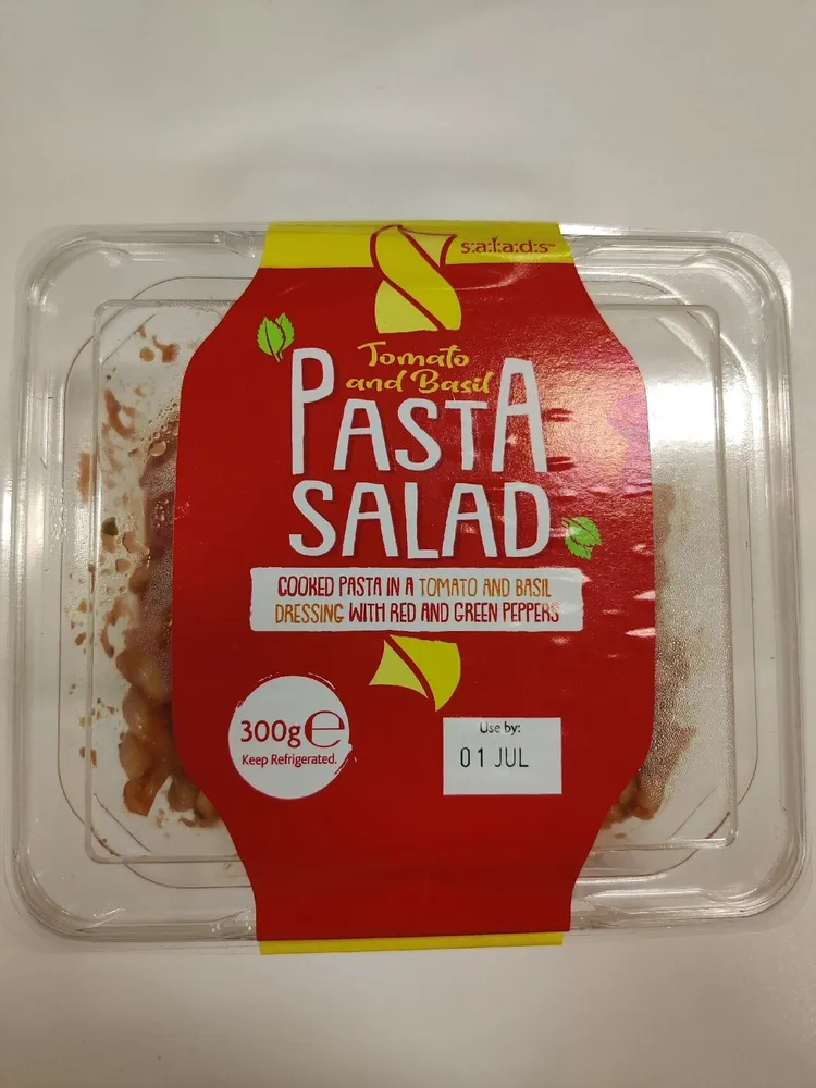 salads Tomato and Basil PASTA SALAD COOKED PASTA I