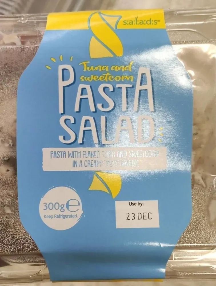 Tuna and sweetcorn pasta salad