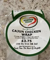Cajun Chicken Wrap