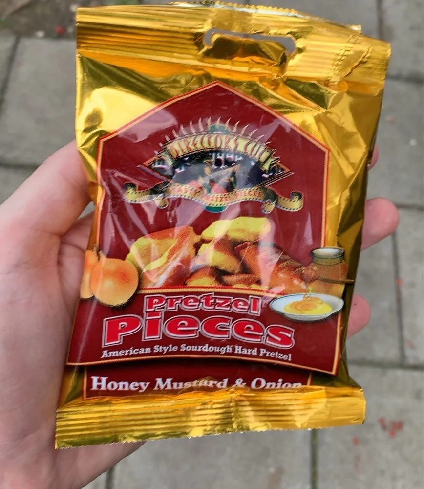 Pretzel Pieces Honey Mustard and Onion