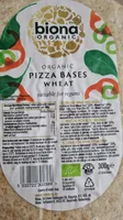 Organic Pizza Bases Wheat