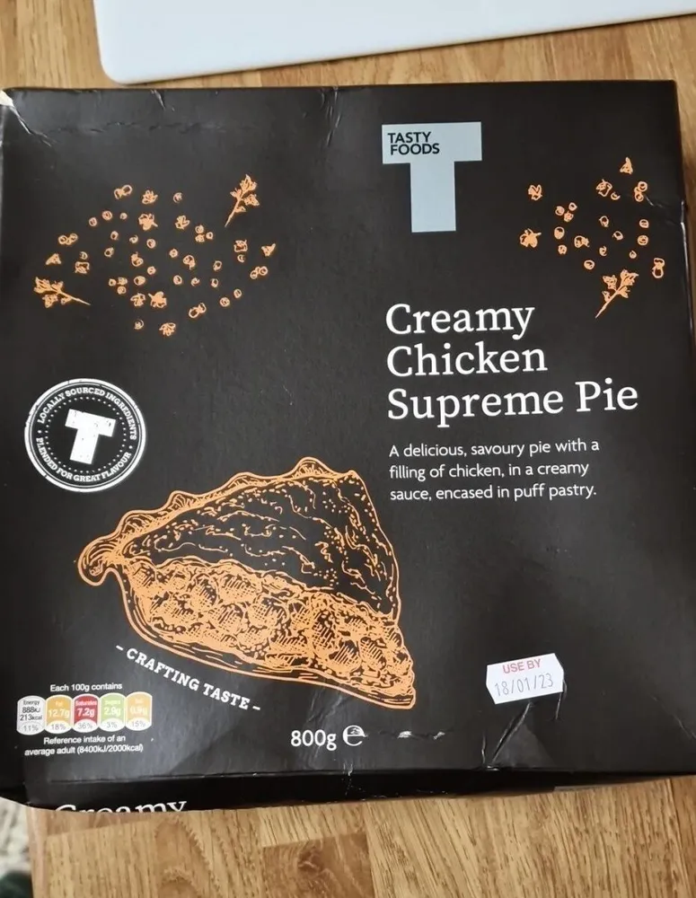 Creamy Chicken Supreme pie