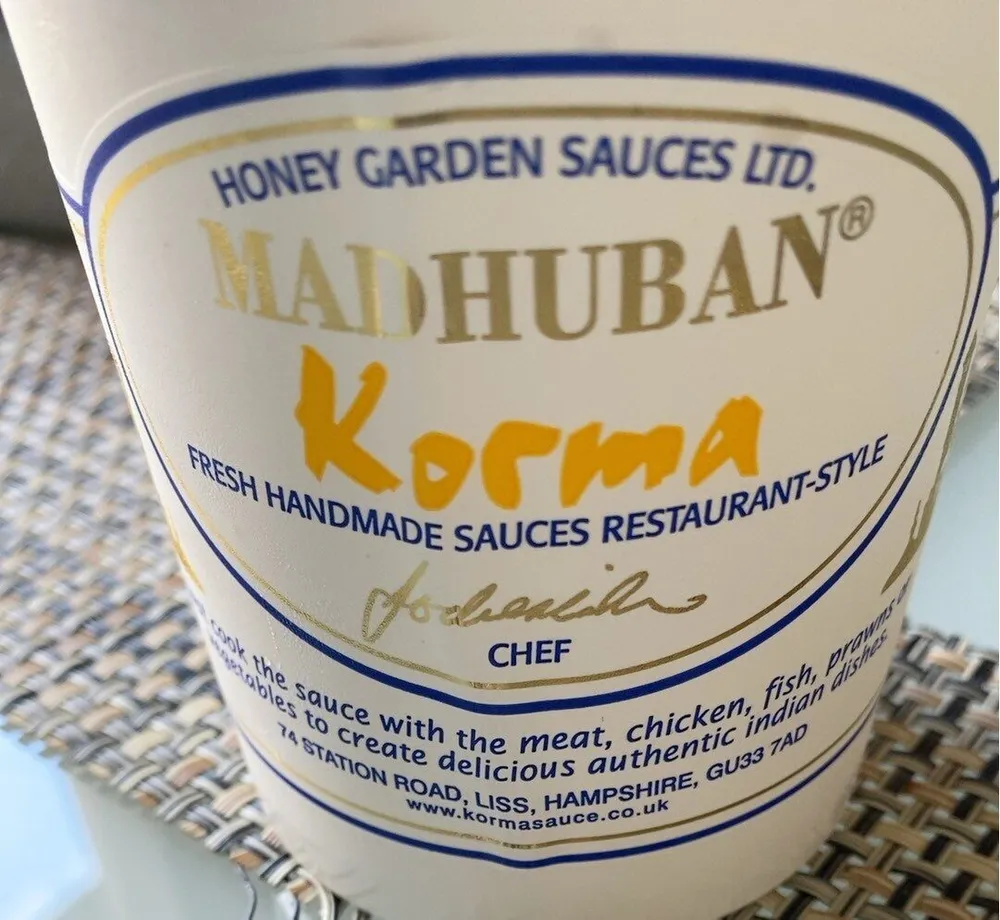 Korma sauce