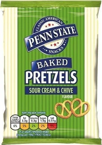 Baked Pretzels Sour Cream & Chive Flavour