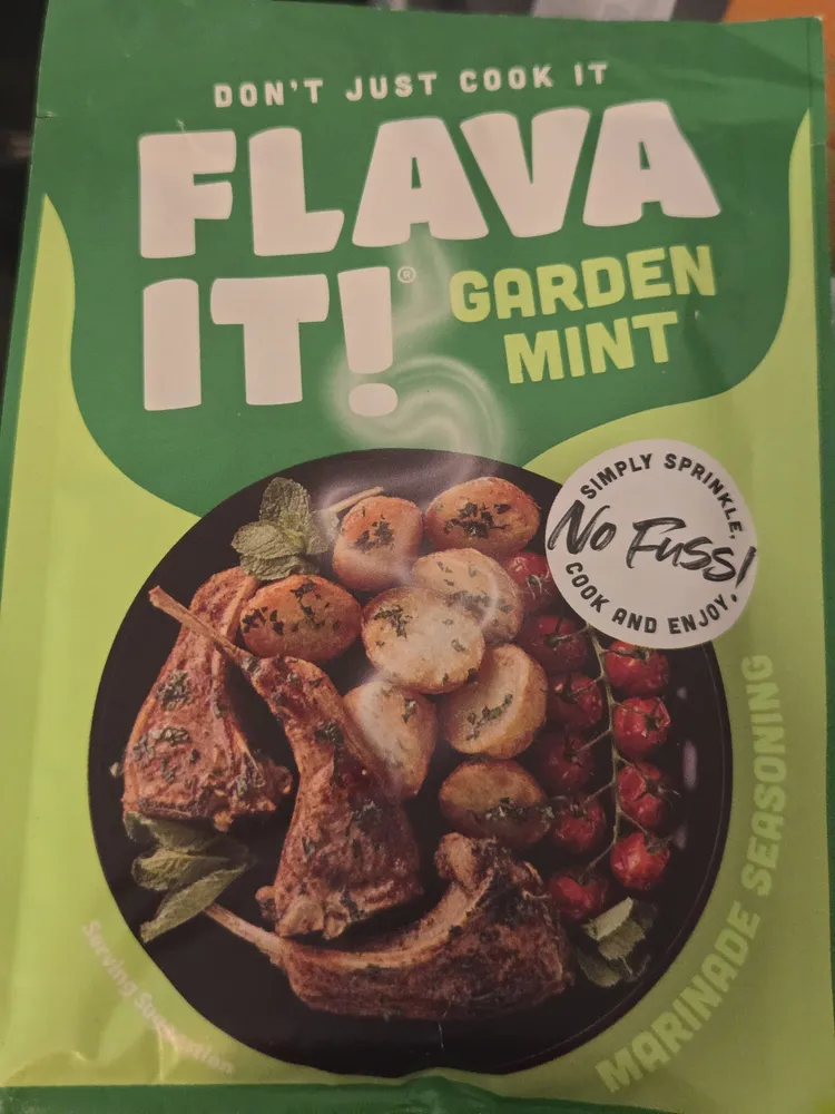Garden mint marinade