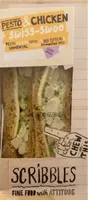 Pesto and chicken scribbles