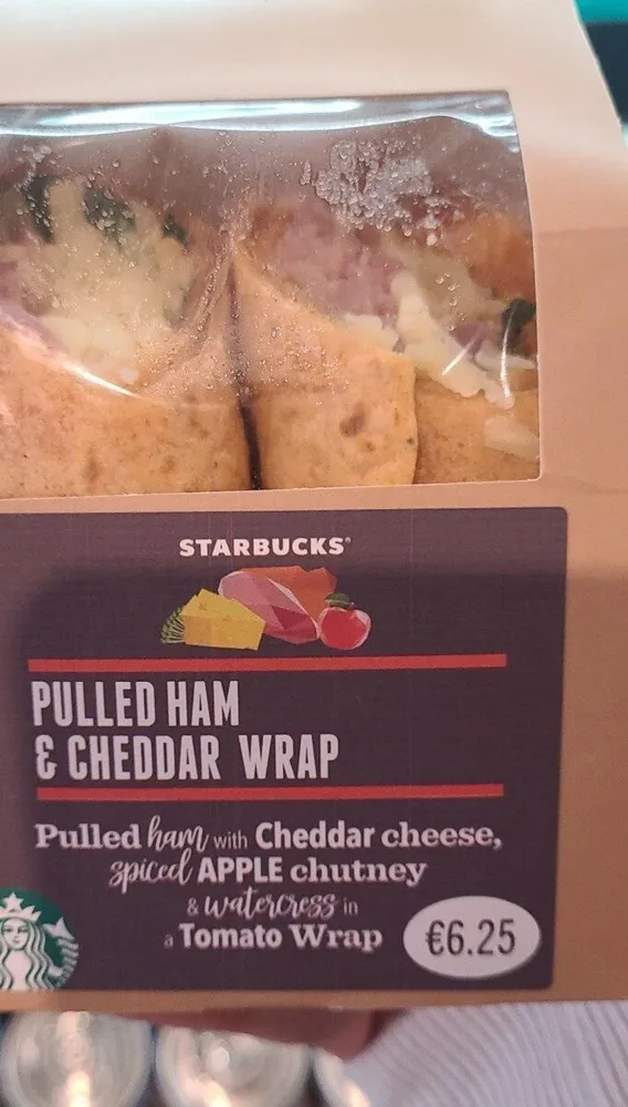 Ham and cheese wrap