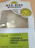 Cheese & spring onion wrap