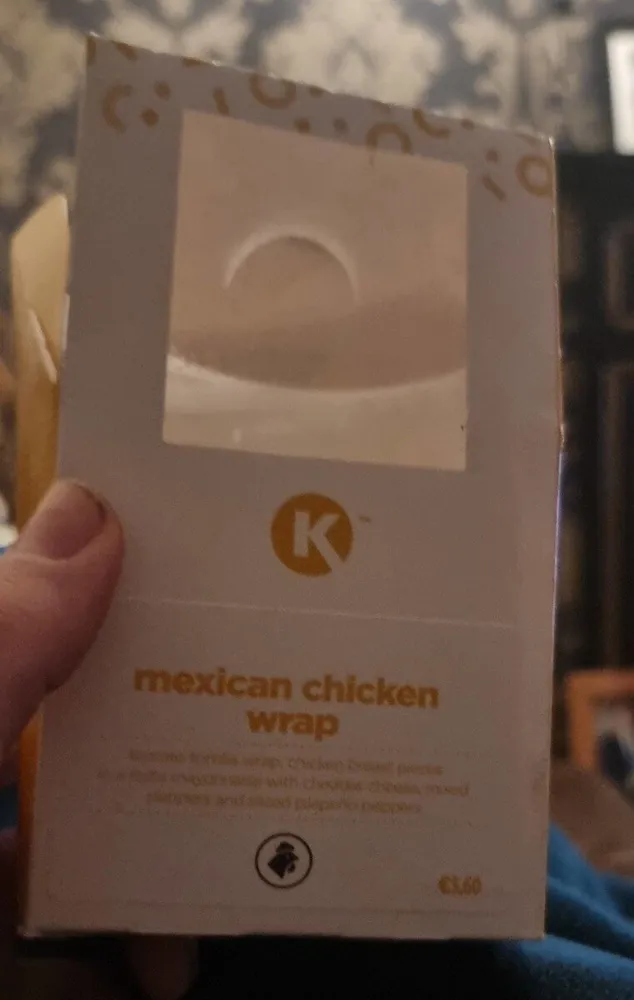 Mexican chicken wrap