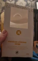 Mexican chicken wrap