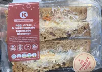 Egg, Cress & Roast Tomato Tapenade Bloomer