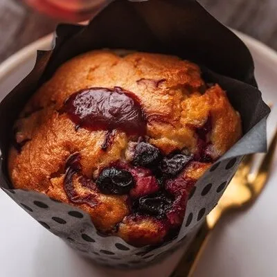 Delice de France - 24 Premium MegaBerry Flowerpot Muffin