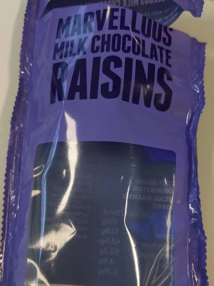 Marvelous Milk Chocolate Raisins