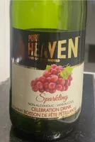 Sparkling non-alcoholic red grape juice