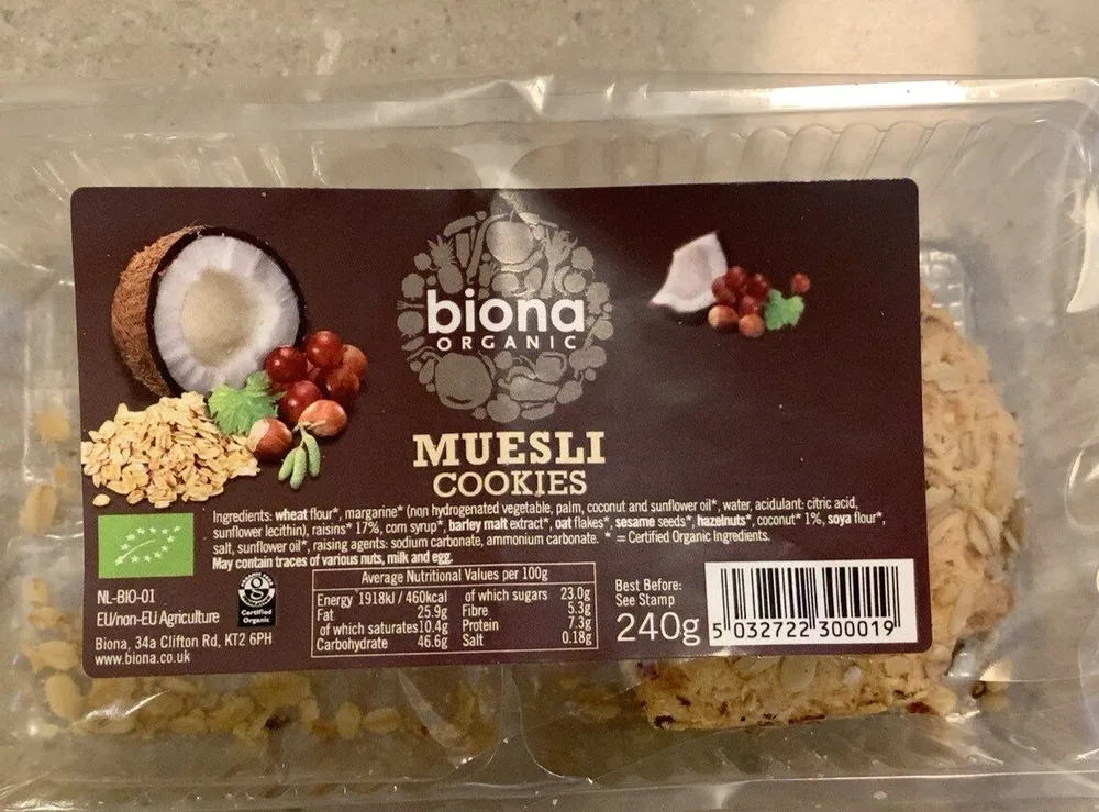 Muesli cookies
