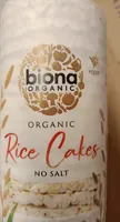 Biona Rice Cakes No Salt Organic imp
