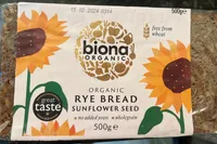 Organic Rye Bread Sunflower Seed