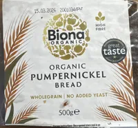 Biona Pumpernickel Bread