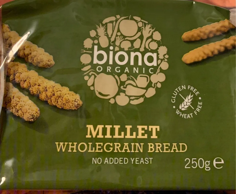 Millet whole grain bread