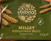 Millet whole grain bread