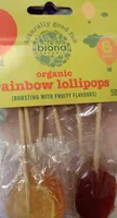 Biona Organic Rainbow Lollies