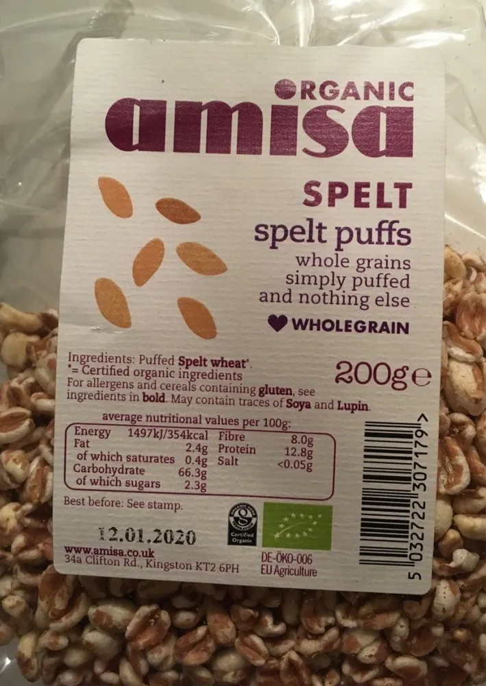 Spelt puffs