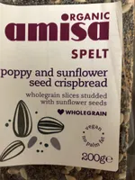 Poppy and sunflower seed crispbread