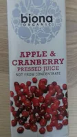 Appel & cranberry pressed juice