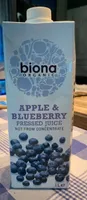 Apple & blueberry pressed juice