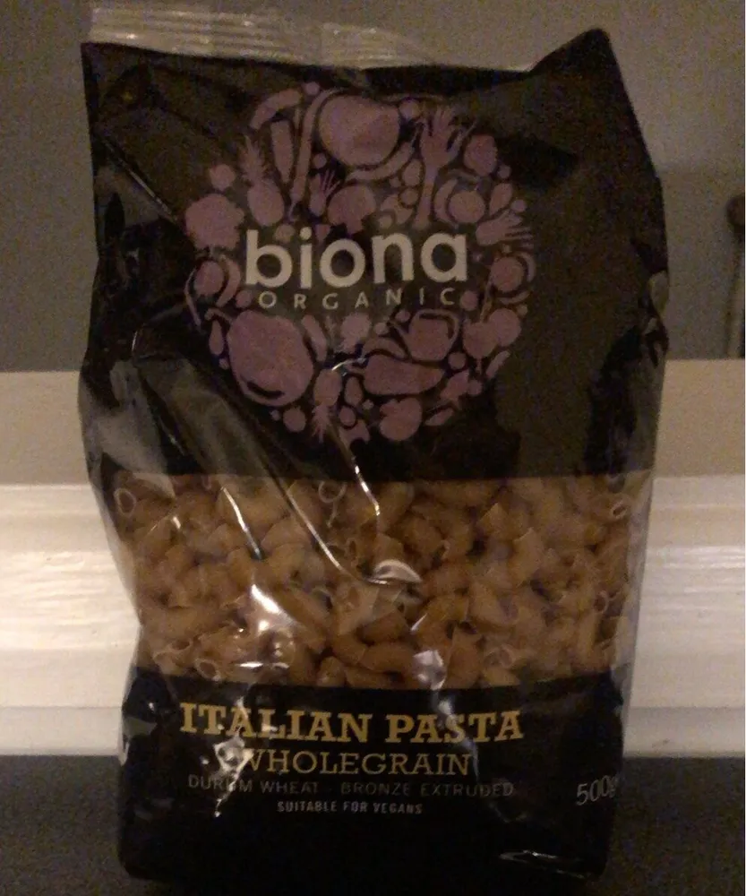 Italian pasta wholegrain