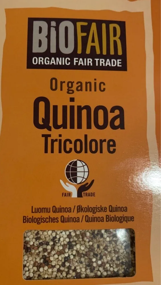Organic quinoa tricolore
