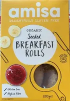 Seeded breakfast rolls