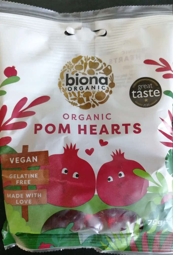 Biona Organic Pomegranate Hearts